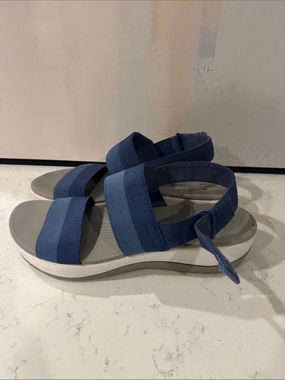 Clarks Women's Arla Jacory Wedge Sandal Size 8.5 - Picture 10 of 16